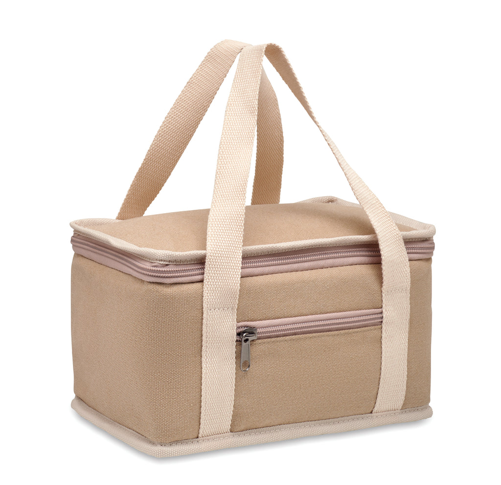 KECIL – 6 can cool bag canvas 320gr/m² – Beige