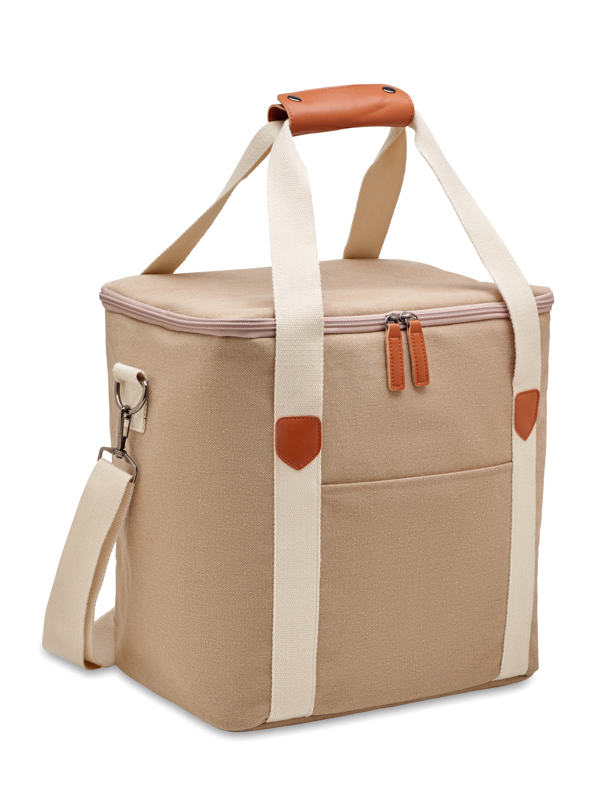 KECIL LARGE – Large cooler bag canvas 450gr/m – Beige