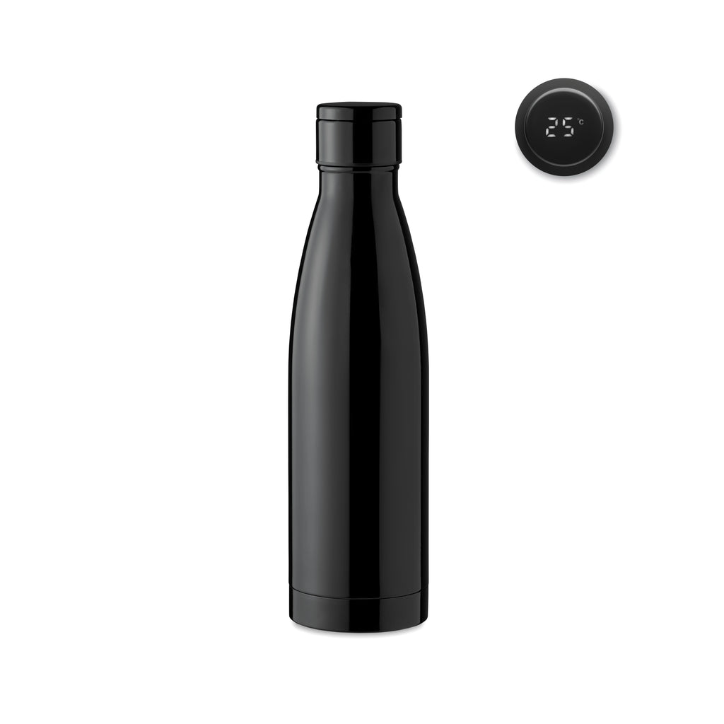 BELO LUX – Thermometer bottle 500ml – Black