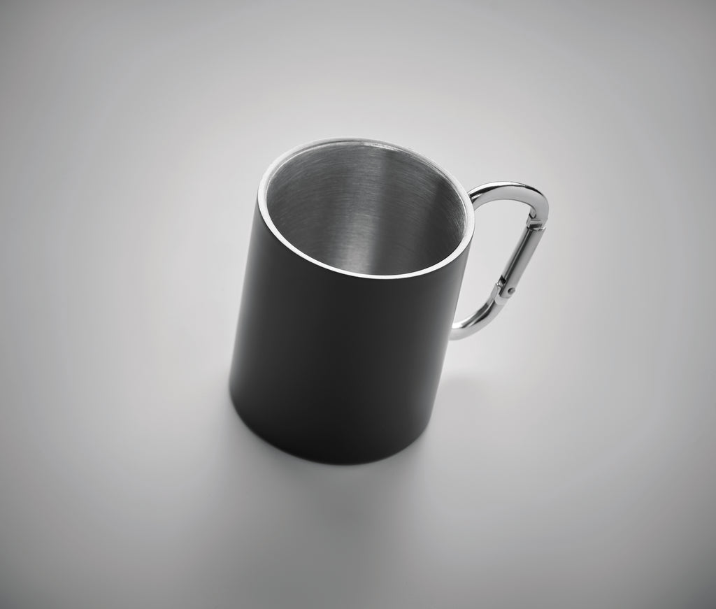 TRUMBA – Double wall metal mug 300 ml – item detail picture