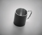 TRUMBA – Double wall metal mug 300 ml – item detail picture