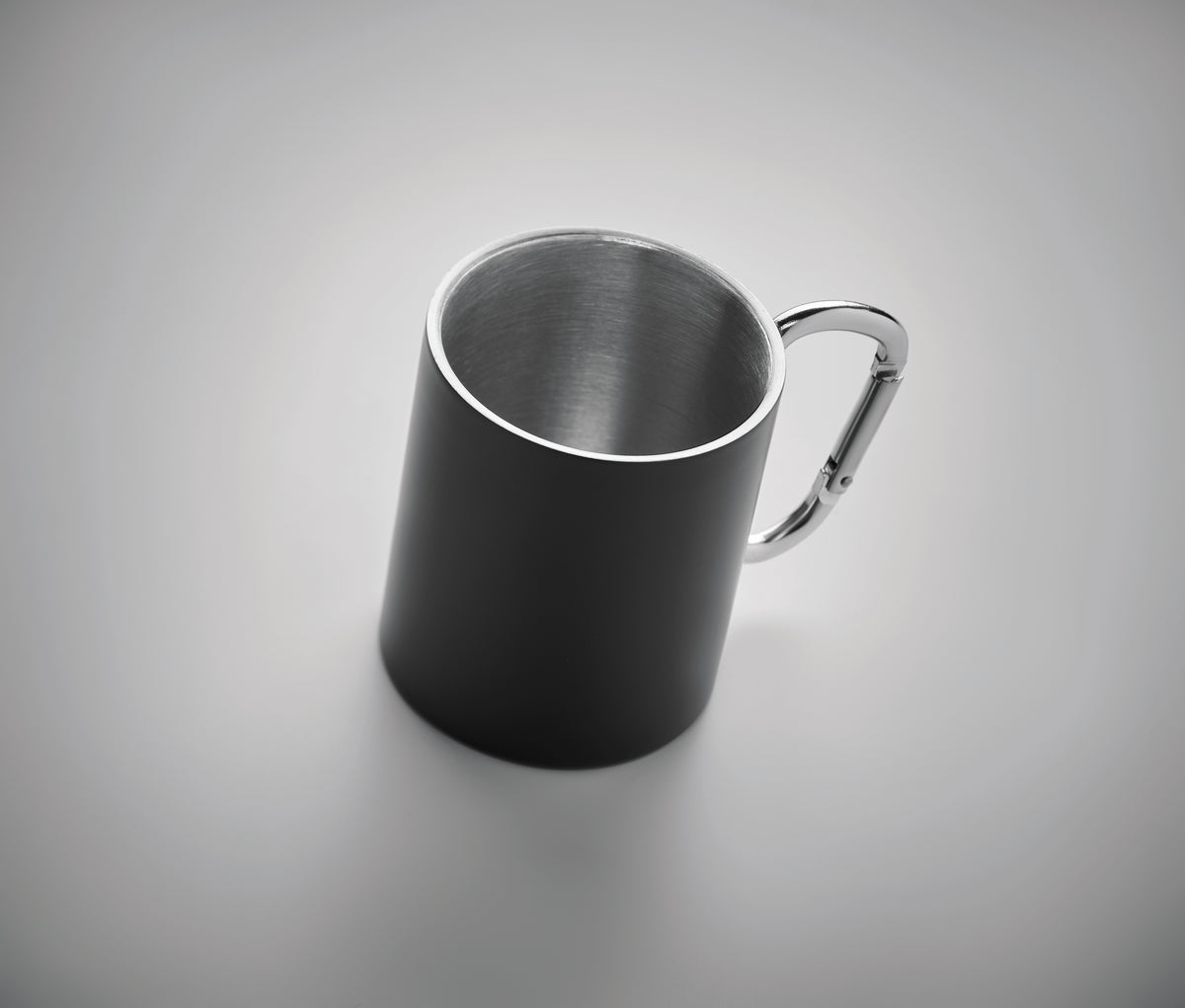TRUMBA – Double wall metal mug 300 ml – item detail picture