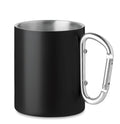 TRUMBA – Double wall metal mug 300 ml – Black