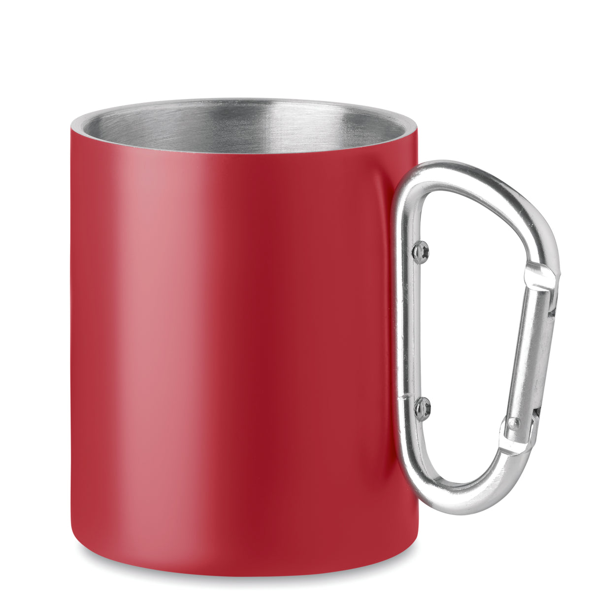 TRUMBA – Double wall metal mug 300 ml – Red