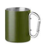 TRUMBA – Double wall metal mug 300 ml – Dark Green