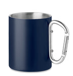 TRUMBA – Double wall metal mug 300 ml – French Navy