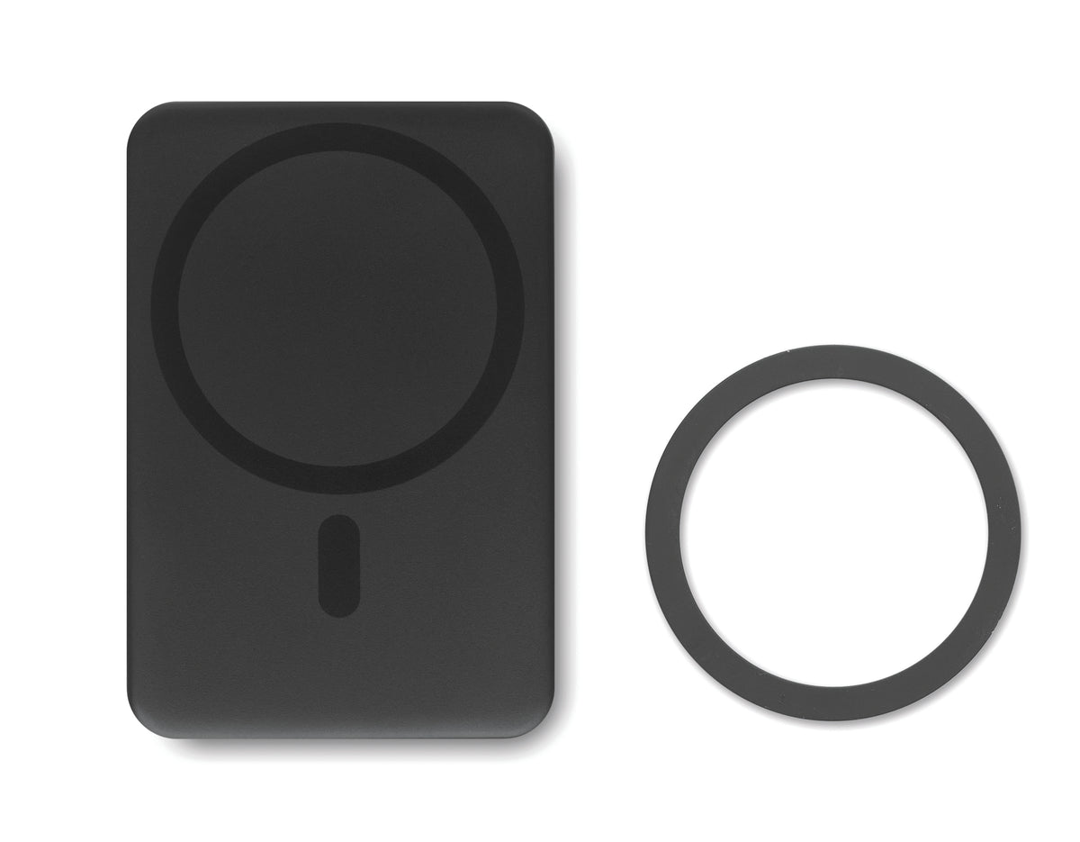 DOUBLETIC – Magnetic Powerbank 5000mAh 15W – item picture back