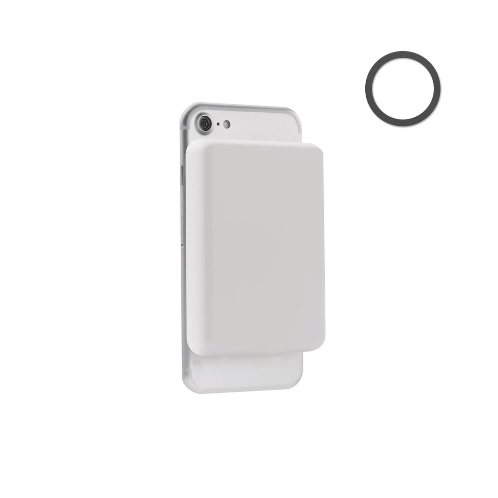 DOUBLETIC – Magnetic Powerbank 5000mAh 15W – White