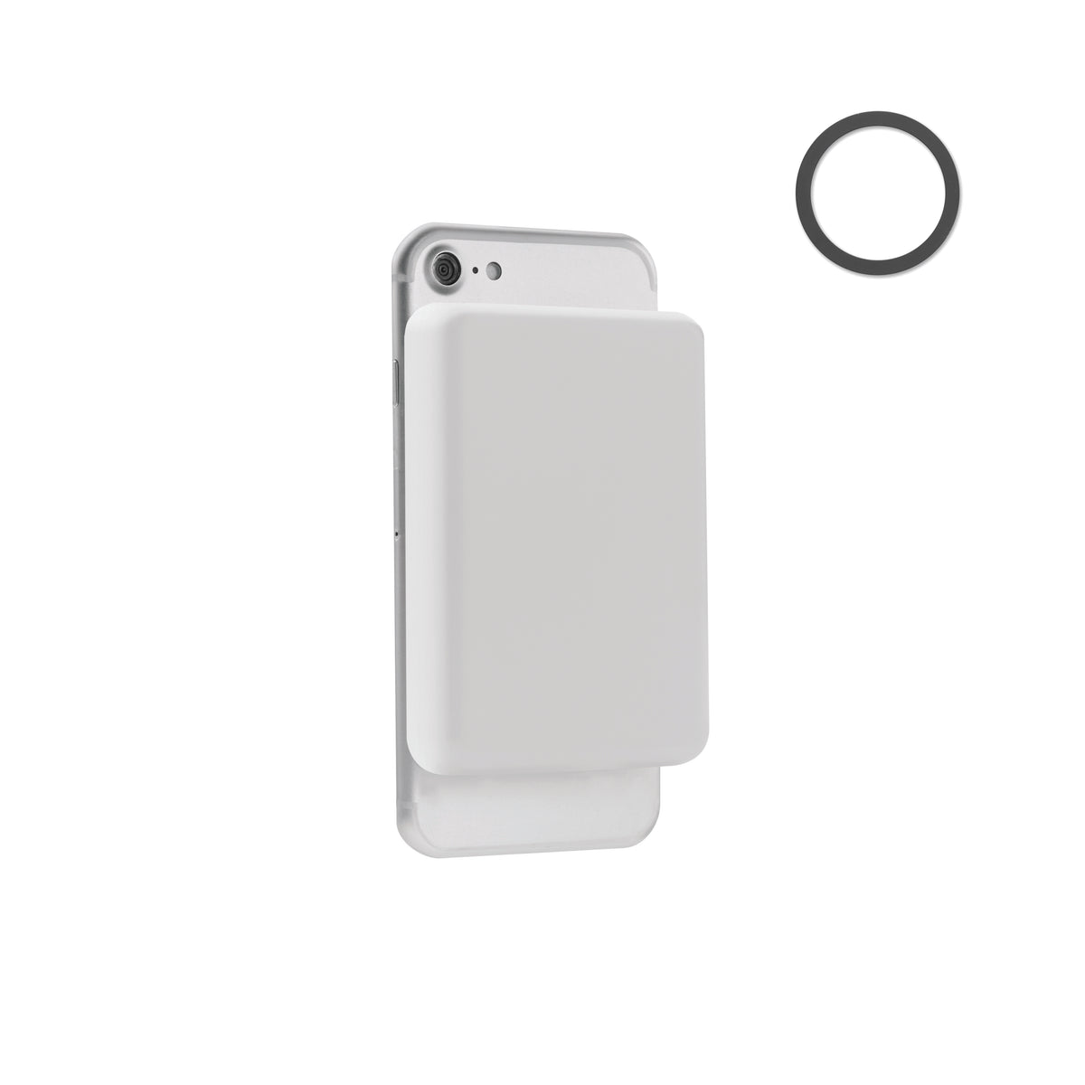 DOUBLETIC – Magnetic Powerbank 5000mAh 15W – White