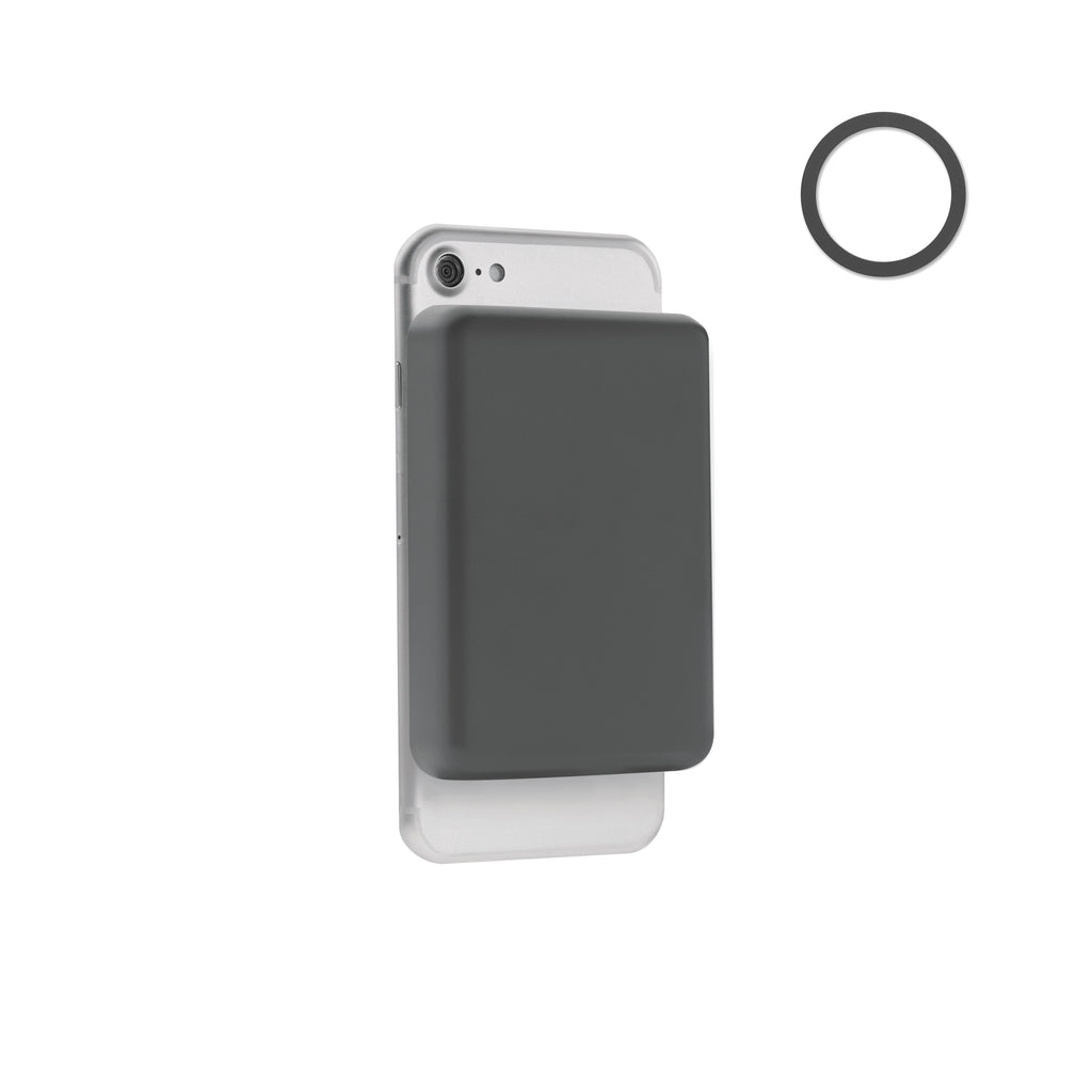 DOUBLETIC – Magnetic Powerbank 5000mAh 15W – Stone Grey