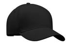 LONG BEACH SINGA – 5 Panel baseball cap 260 gr/m – Black