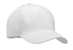 LONG BEACH SINGA – 5 Panel baseball cap 260 gr/m – White
