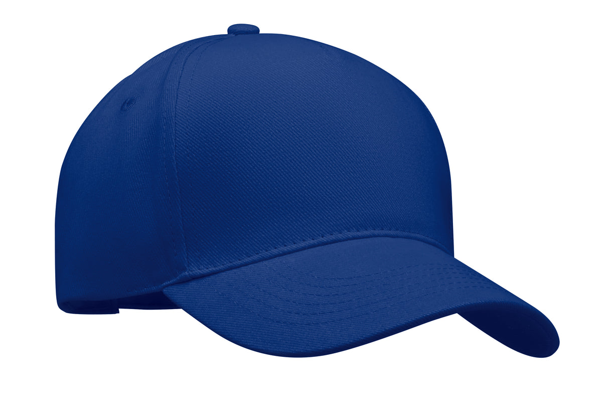 LONG BEACH SINGA – 5 Panel baseball cap 260 gr/m – Royal Blue