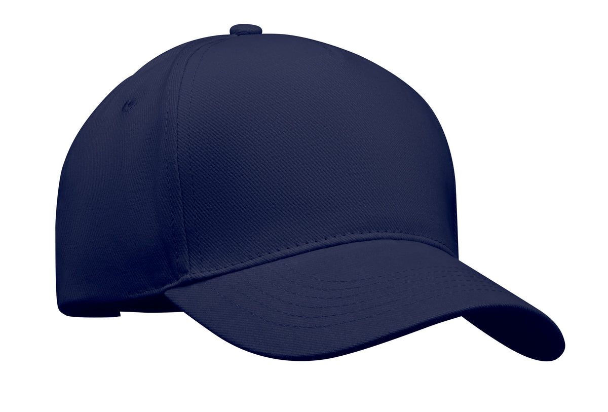 LONG BEACH SINGA – 5 Panel baseball cap 260 gr/m – French Navy