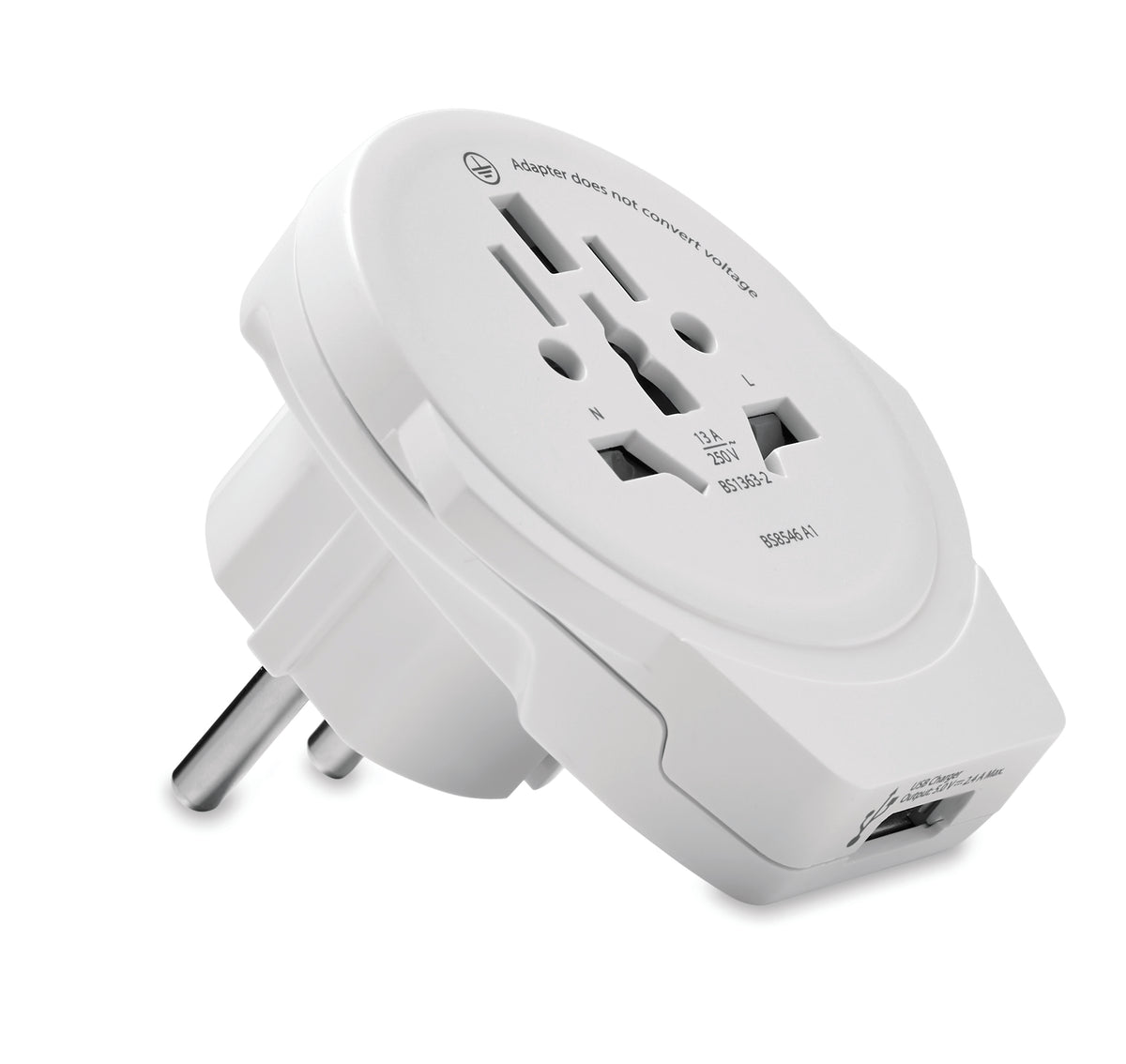 WORLD TO EUROPE – Skross World to Europe USB 12W – White