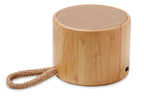 COOL – Round bamboo wireless speaker – Wood