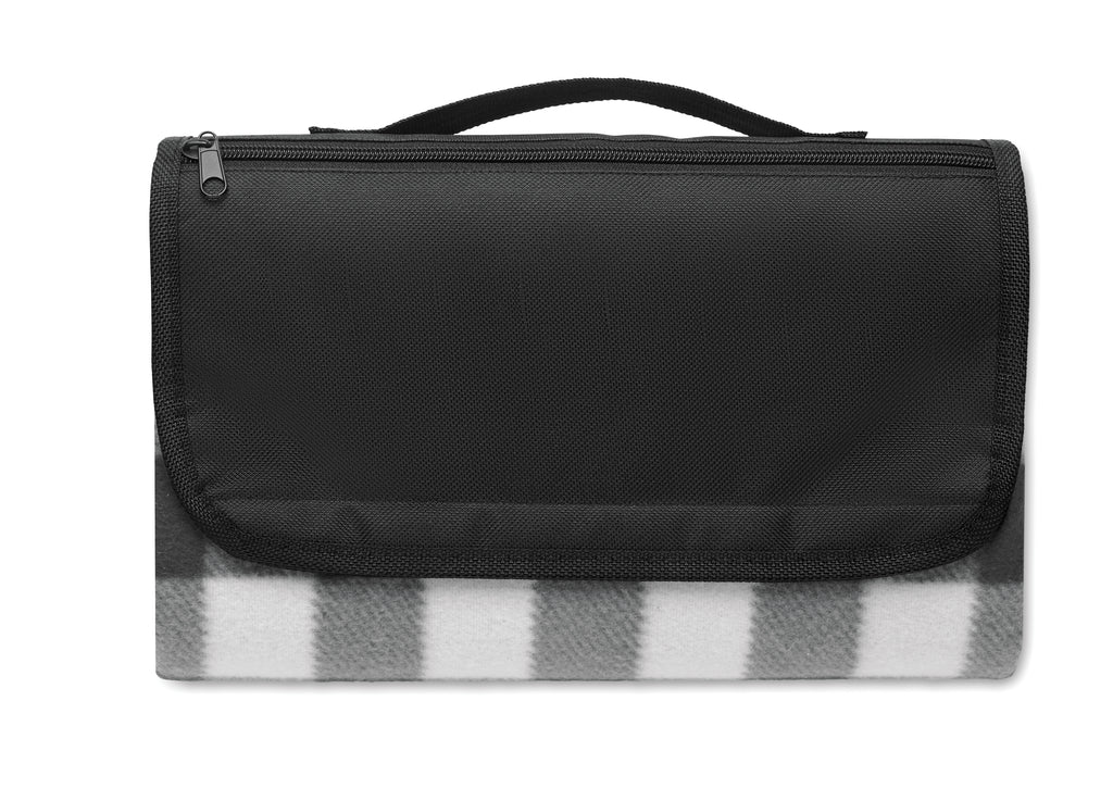 CALY – RPET fleece picnic blanket – Black