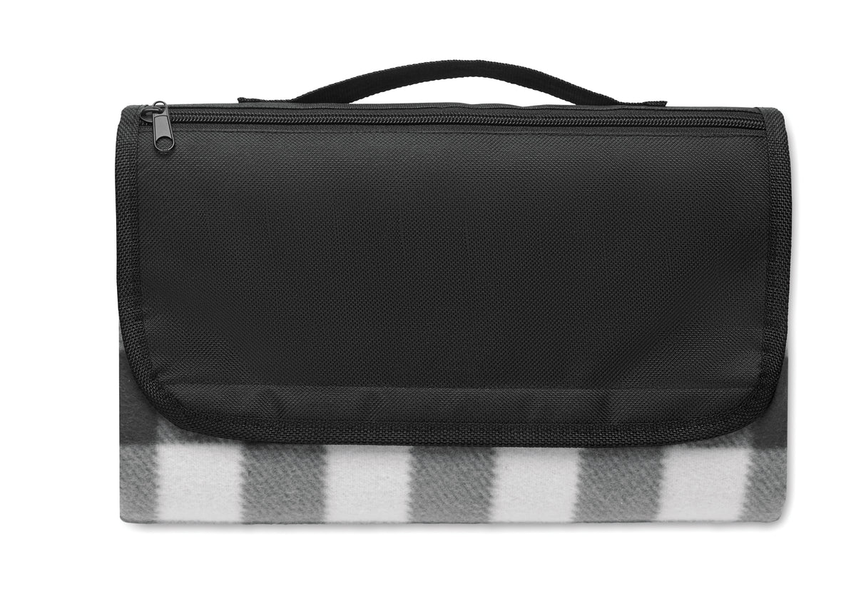 CALY – RPET fleece picnic blanket – Black