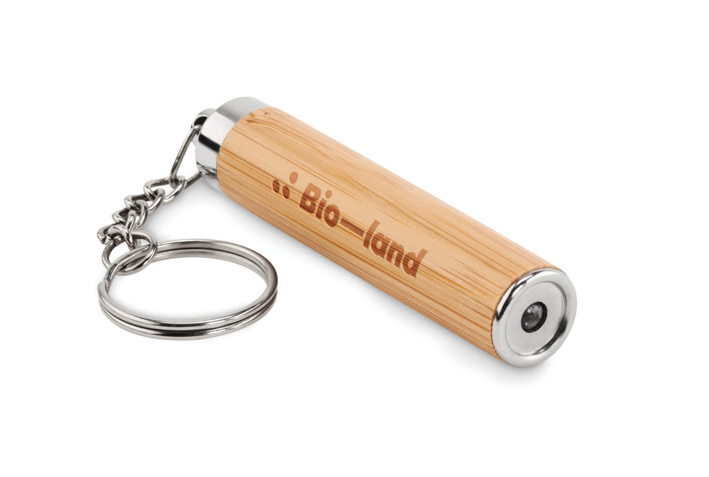 PIANTI – Mini bamboo torch with keyring – item picture printed