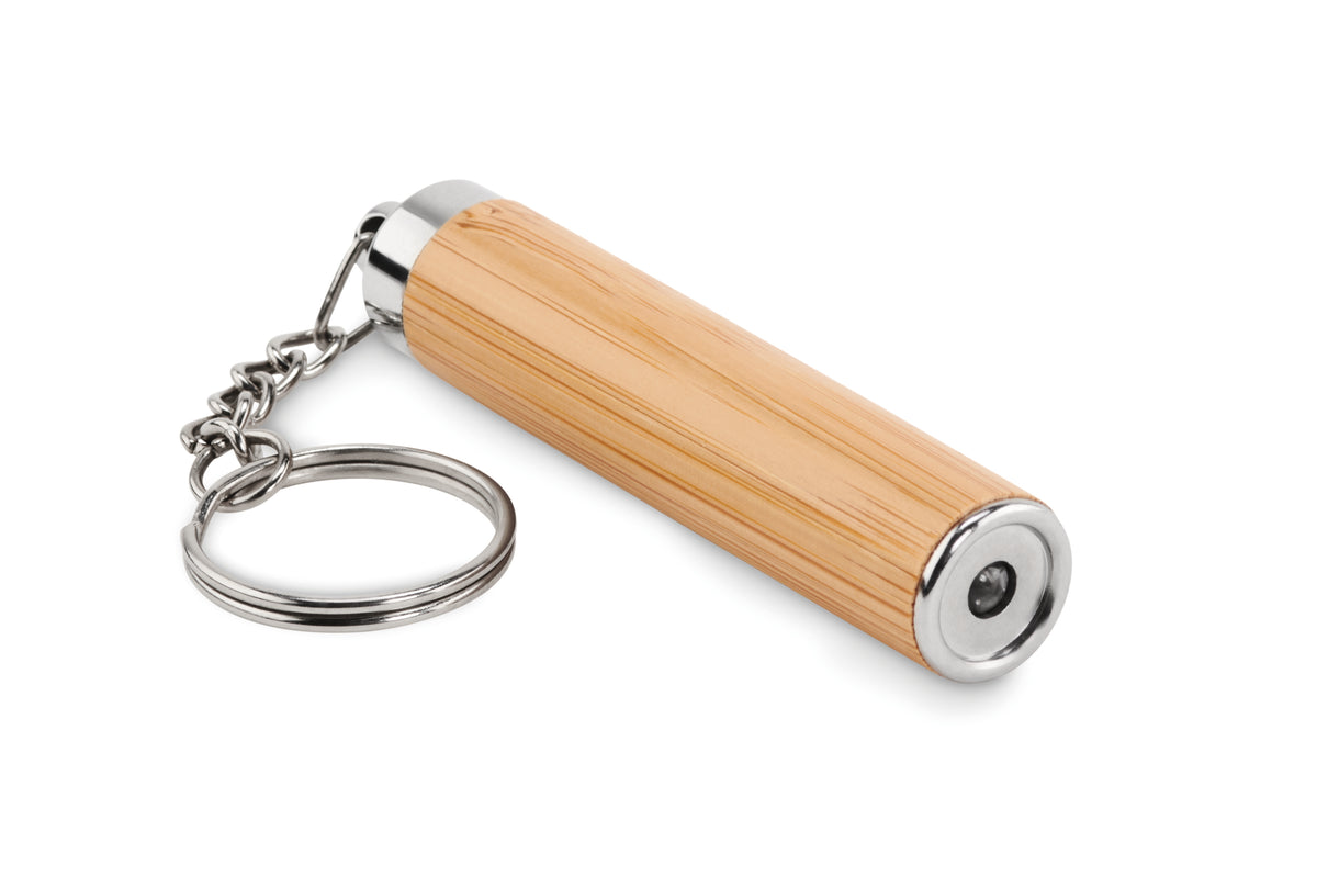 PIANTI – Mini bamboo torch with keyring – Wood