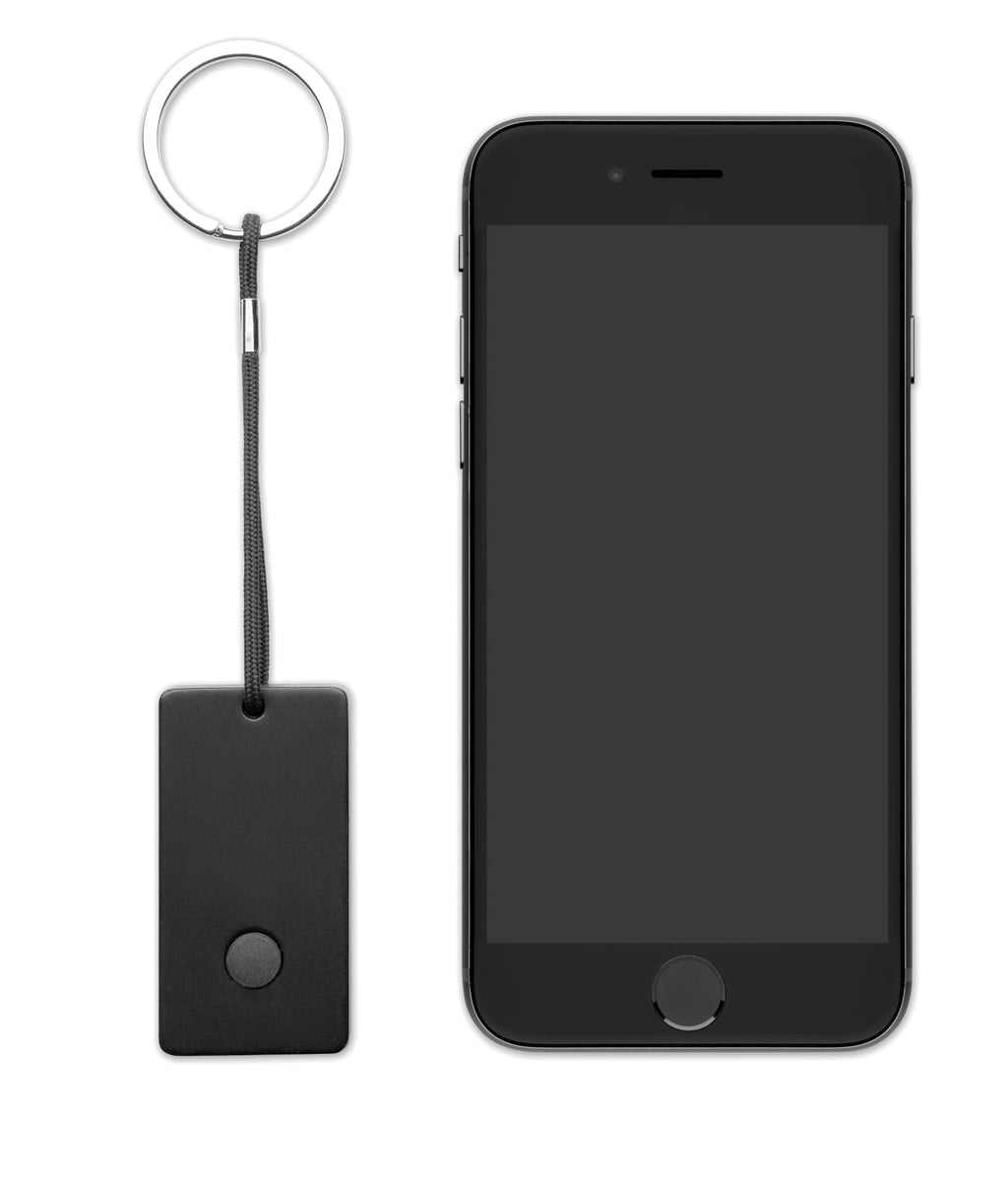 FINIT – Key finder device in bamboo – item picture open