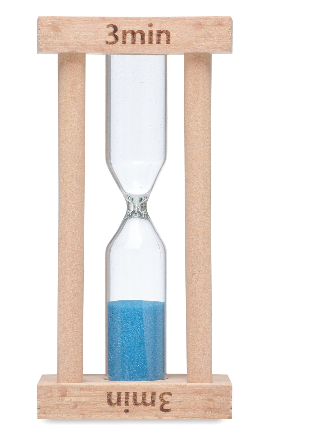 CI – Wooden sand timer 3 minutes – item picture back