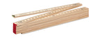 ARA – Carpenter ruler in wood 2m – item picture side
