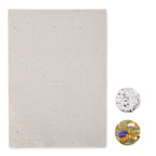ASIDI – A4 wildflower seed paper sheet – White