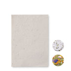 ASIDO – A6 wildflower seed paper sheet – White