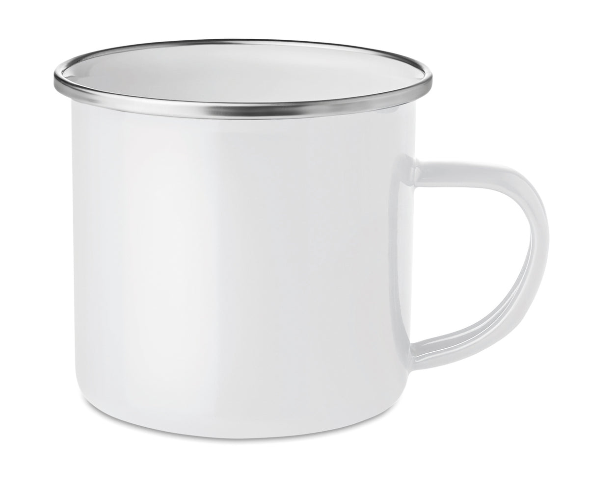 PLATEADO – Sublimation mug enamel 350ml – White