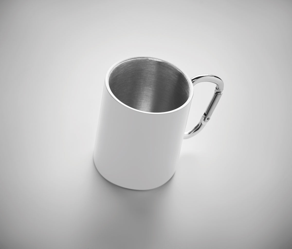 AROM – Metal mug and carabiner handle – item detail picture
