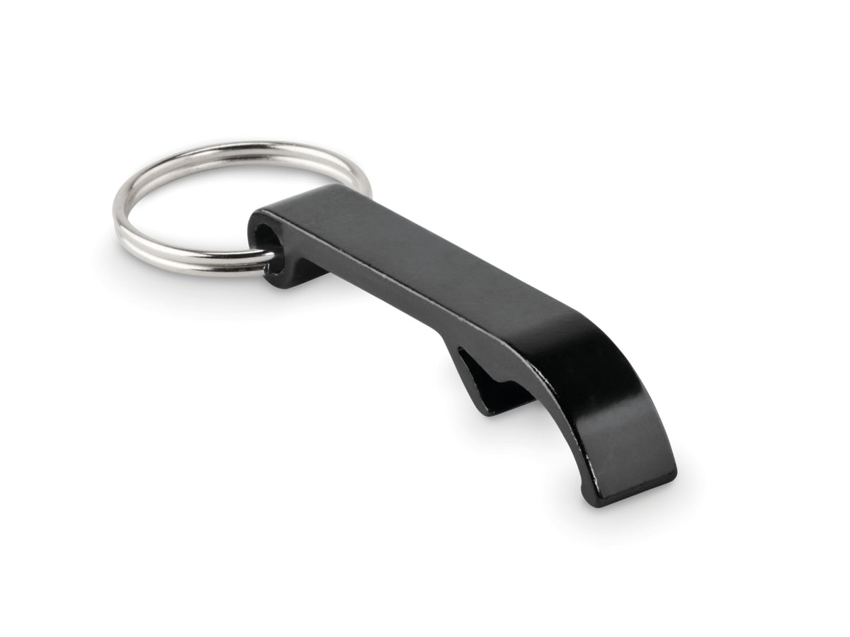 OVIKEY – Recycled aluminium key ring – Black