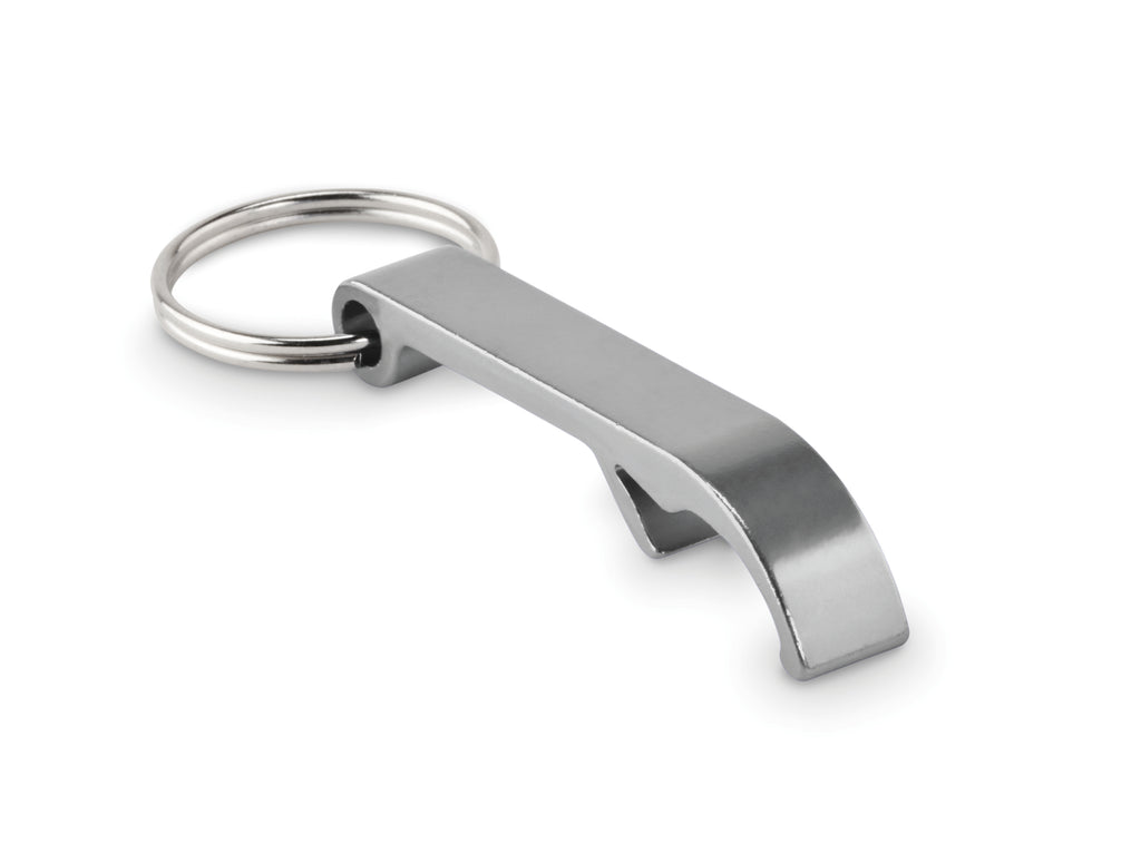 OVIKEY – Recycled aluminium key ring – Silver