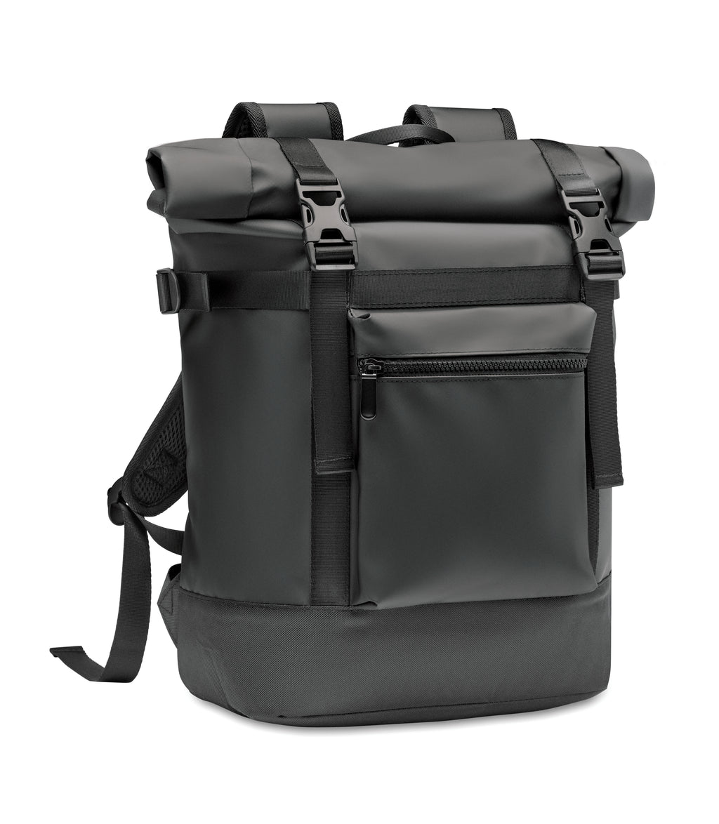JAYA BAG – Rolltop backpack 50C tarpaulin – Black