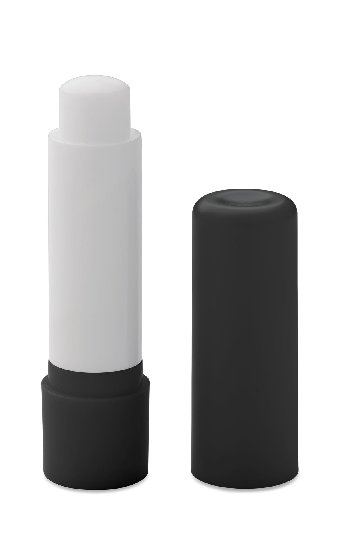 VEGAN GLOSS – Vegan lip balm in recycled ABS – Black