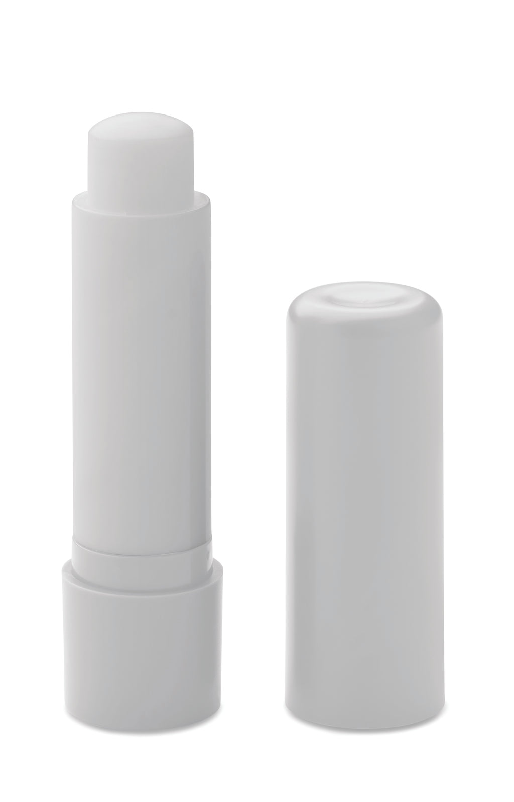 VEGAN GLOSS – Vegan lip balm in recycled ABS – White
