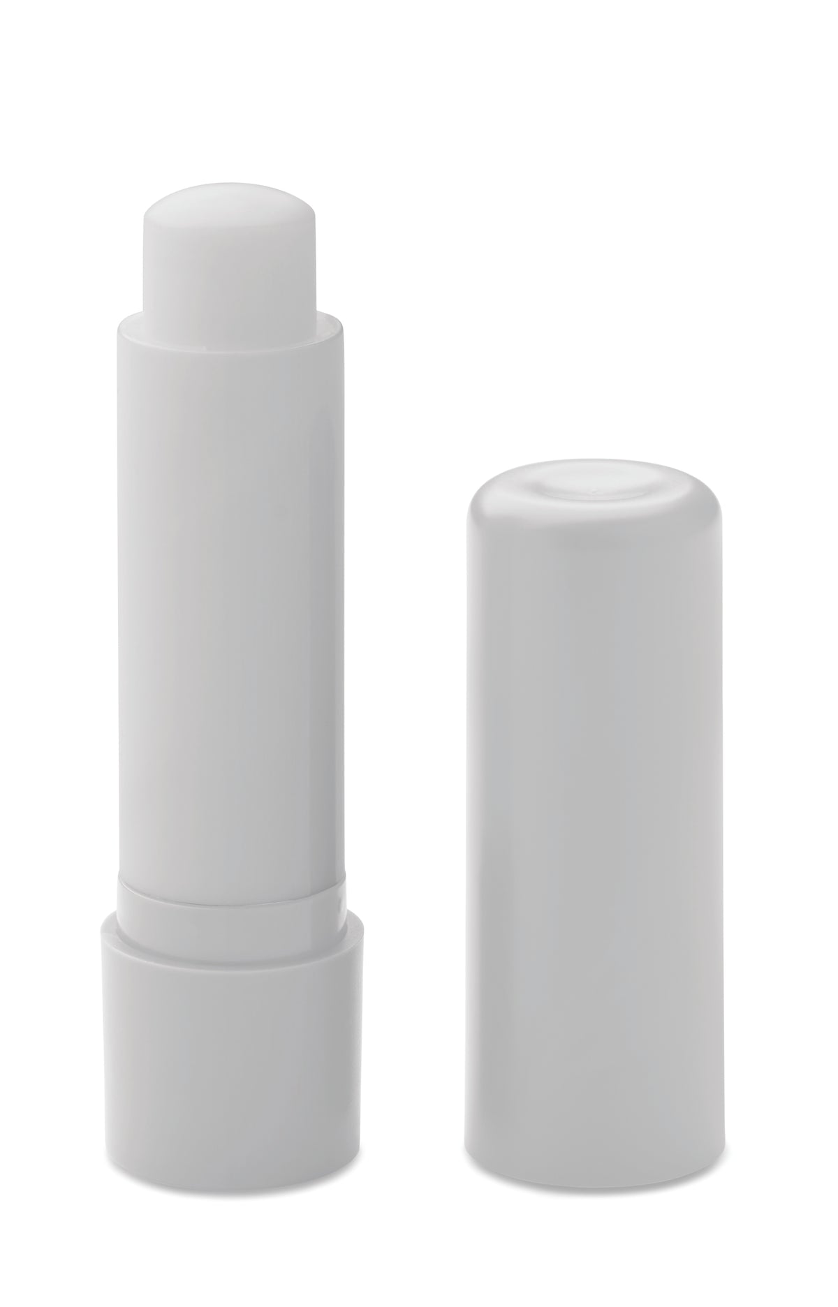VEGAN GLOSS – Vegan lip balm in recycled ABS – White