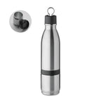 ATERA – 2 in 1 double wall bottle 500ml – Matt Silver