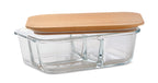 TUNDRA 3 – Glass lunch box with bamboo lid – item picture side