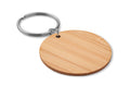ROUNDBOO – Round bamboo key ring – Wood