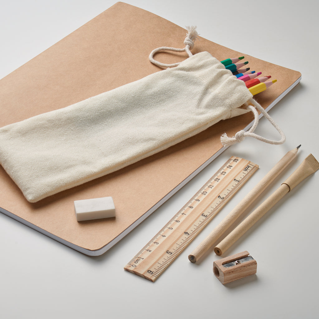 FUNDRAW – Kids drawing set in drawstring – item detail picture