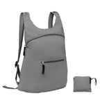DESTELLO – Foldable reflective sports bag – Matt Silver