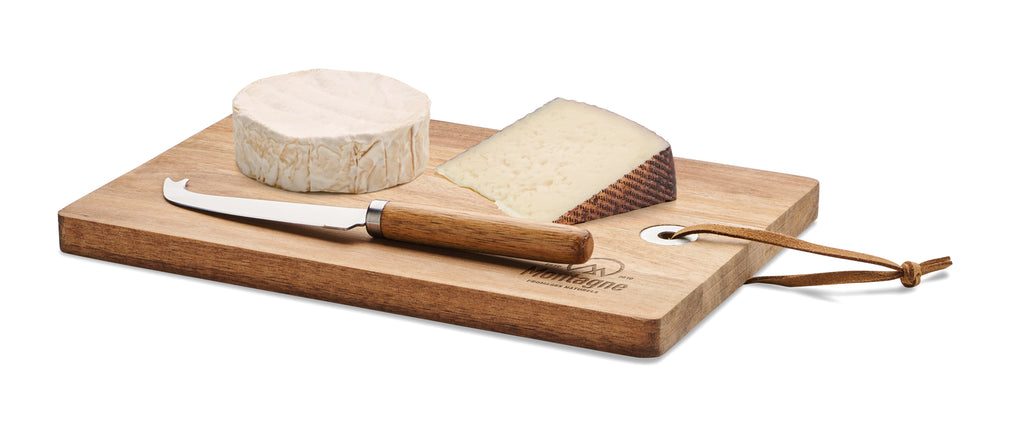 OSTUR LARGE – Acacia wood cheese board set – item picture top