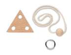 NERVE – Wooden brain teaser triangle – item picture open
