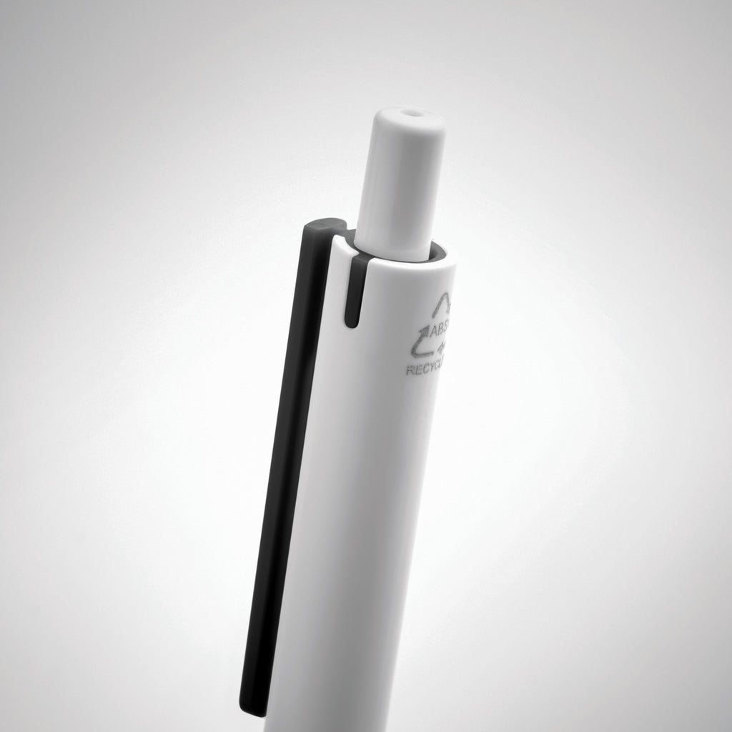 SIDE – Recycled ABS push button pen – item detail picture
