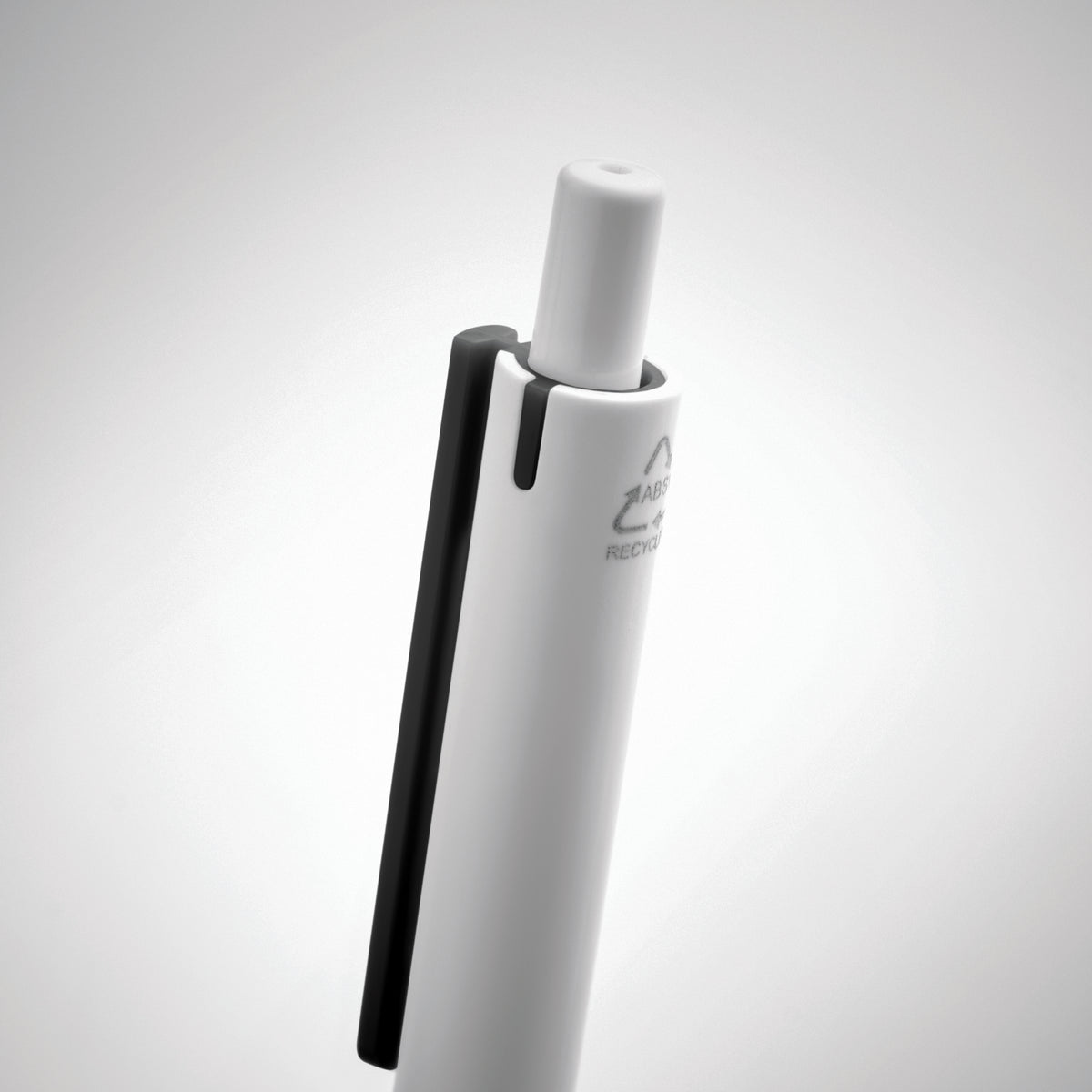 SIDE – Recycled ABS push button pen – item detail picture