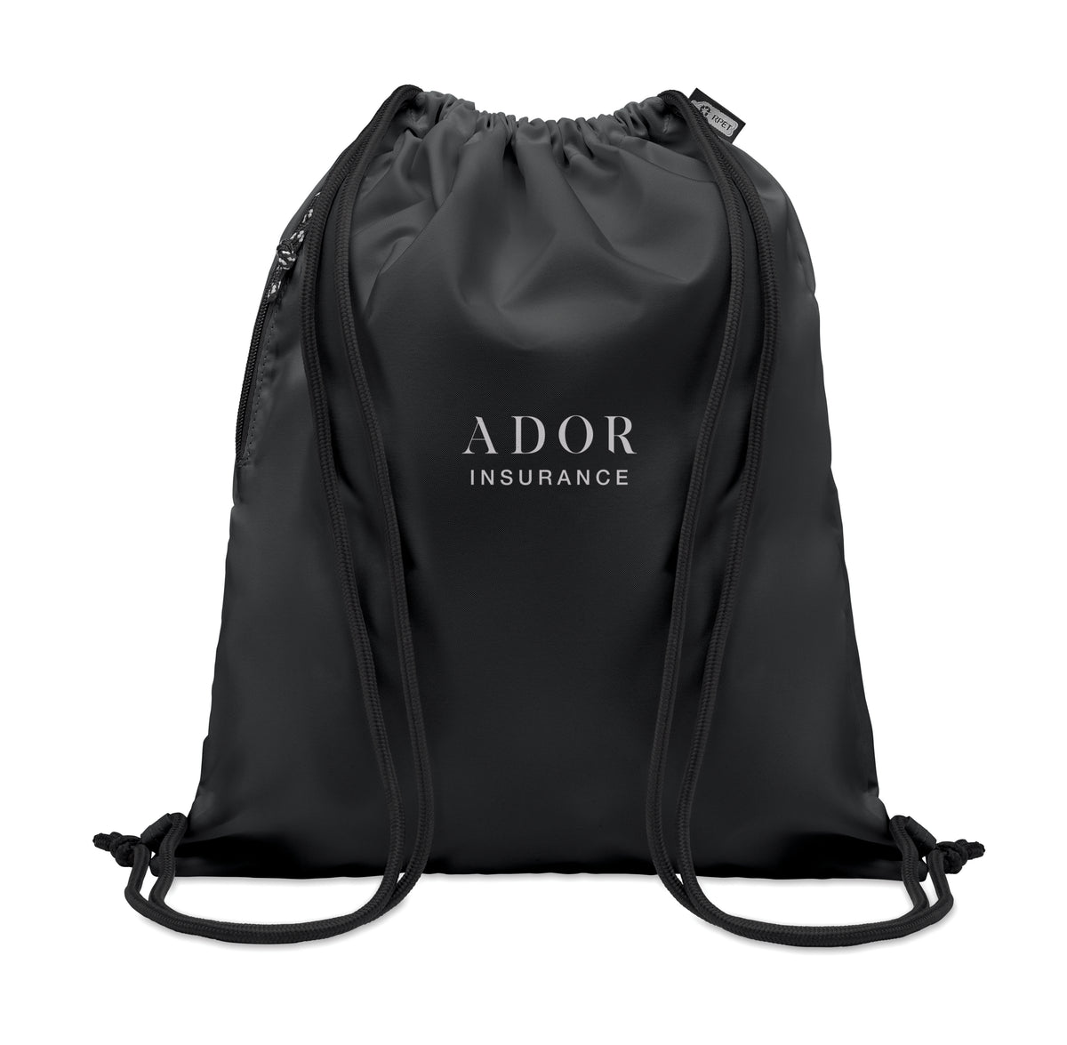 NIGHT – Large drawstring bag 300D RPET – item picture printed