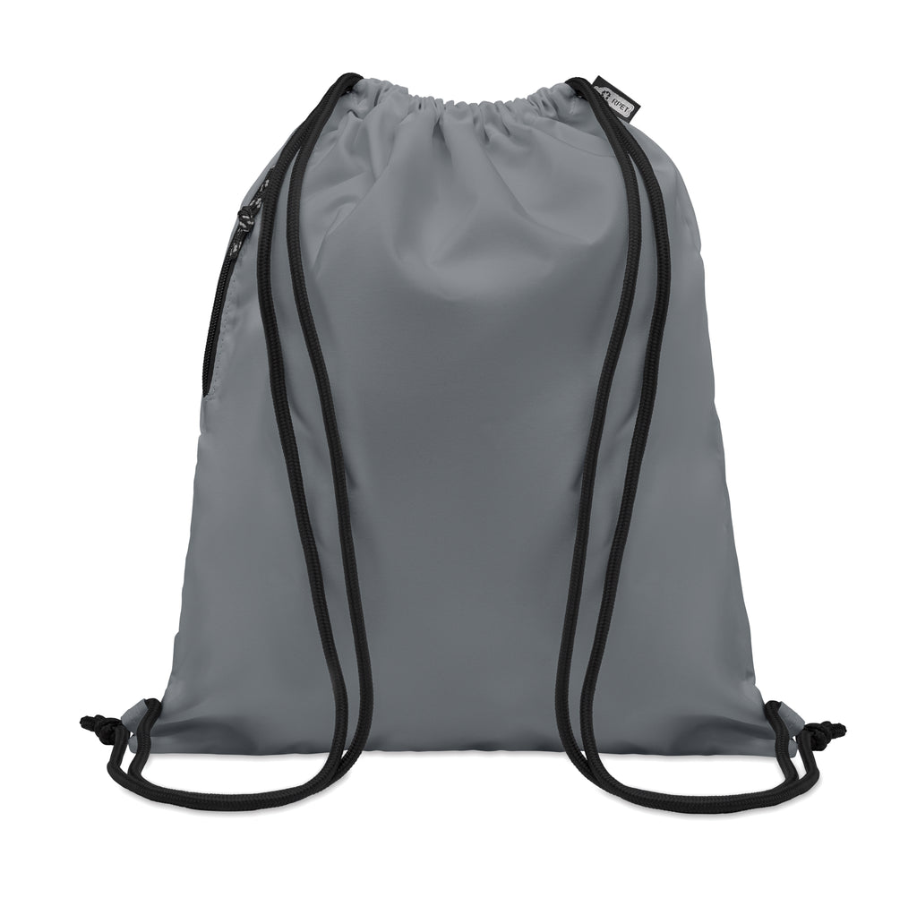 NIGHT – Large drawstring bag 300D RPET – Grey