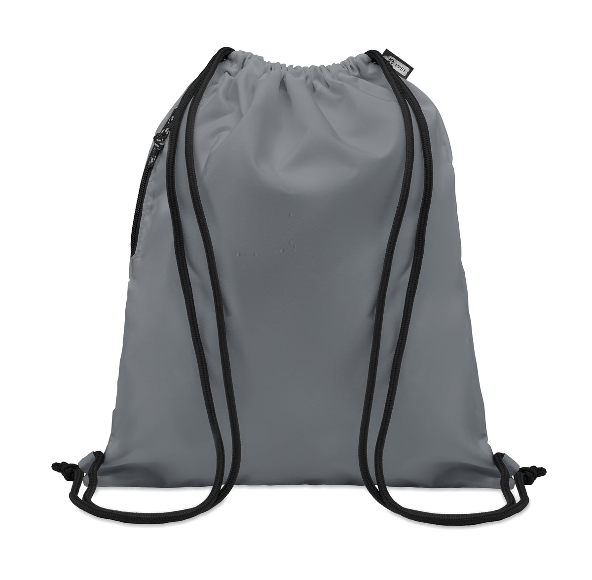 NIGHT – Large drawstring bag 300D RPET – Grey