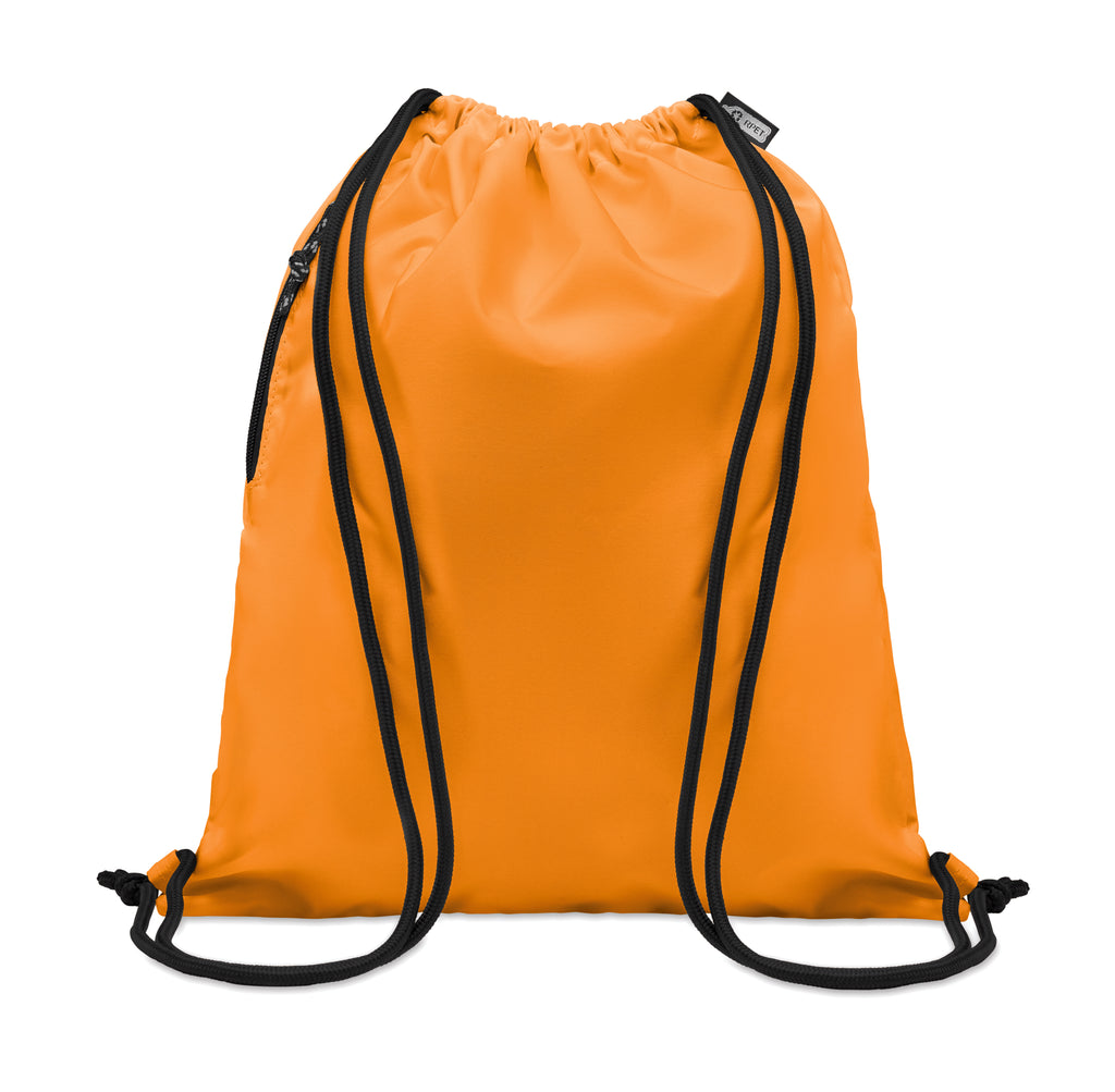 NIGHT – Large drawstring bag 300D RPET – Orange